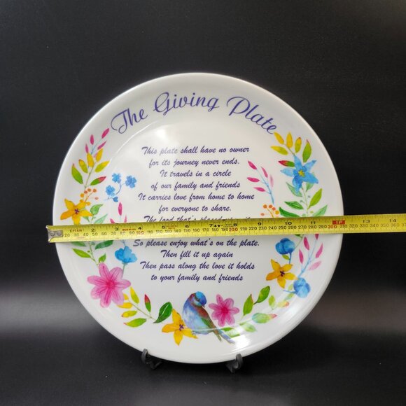 "The Giving Plate Malemac Plastic Plate" Decorative Platw to Give as Gift with F - Picture 8 of 10